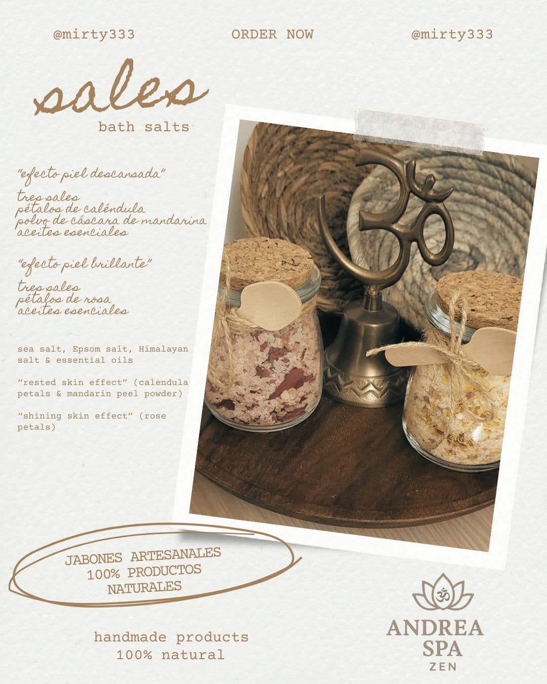 Sales de Baño Aromáticas